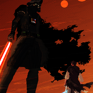 Star Wars pixel wallpaper