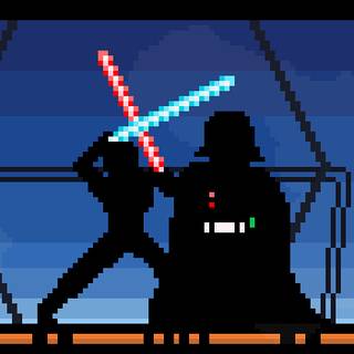 Star Wars pixel wallpaper