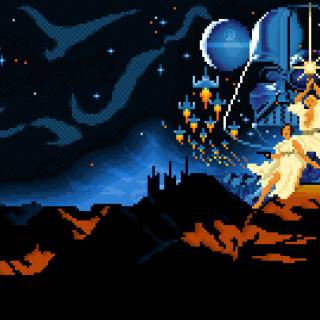 Star Wars pixel wallpaper