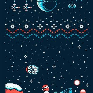 Star Wars pixel wallpaper