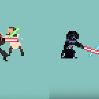 Star Wars pixel wallpaper