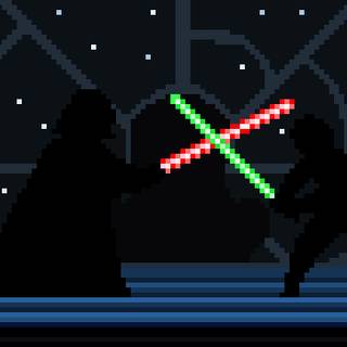 Star Wars pixel wallpaper