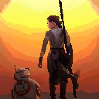 Star Wars pixel wallpaper