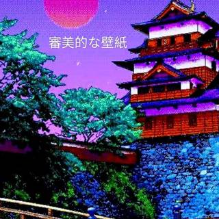 Vintage Japanese wallpaper