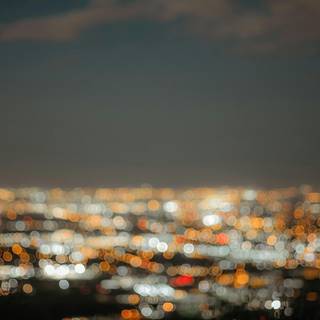 Blurred city wallpaper