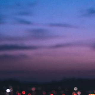 Blurred city wallpaper