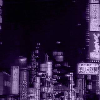Blurred city wallpaper