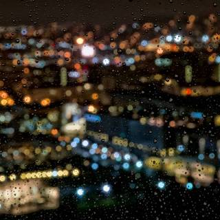 Blurred city wallpaper