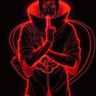 Neon Itachi wallpaper
