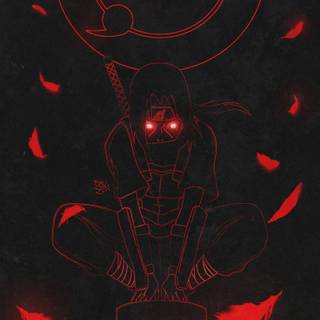Neon Itachi wallpaper