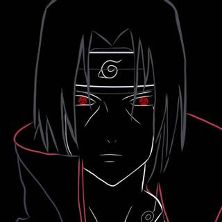 Neon Itachi wallpaper