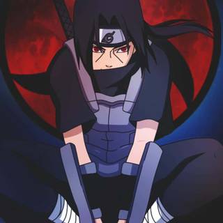 Neon Itachi wallpaper