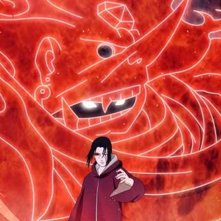 Neon Itachi wallpaper
