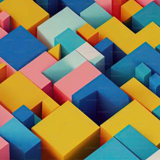 Geometric abstract wallpaper