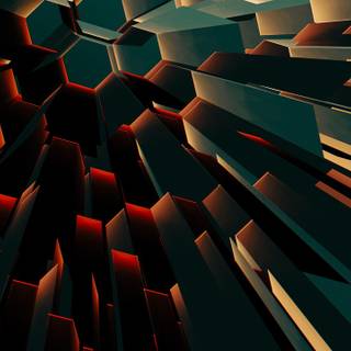 Geometric abstract wallpaper