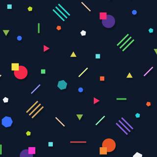 Geometric abstract wallpaper