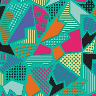 Geometric abstract wallpaper