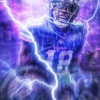 Minnesota Vikings Justin Jefferson wallpaper