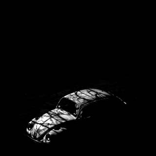 Dark theme car wallpaper
