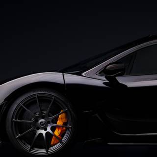 Dark theme car wallpaper