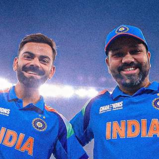 Virat Dhoni Rohit wallpaper