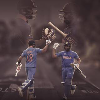 Virat Dhoni Rohit wallpaper
