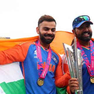 Virat Dhoni Rohit wallpaper