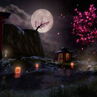 Sakura dark wallpaper