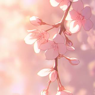 Spring flower phone wallpaper