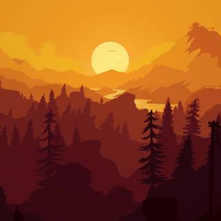 Firewatch oled wallpaper