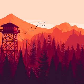 Firewatch oled wallpaper