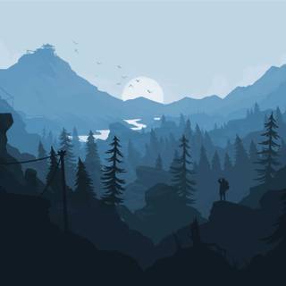Firewatch oled wallpaper