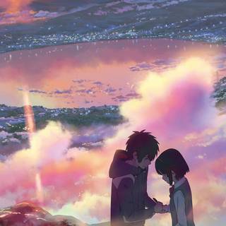 Your Name anime iPhone wallpaper