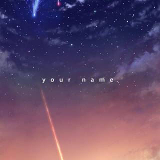 Your Name anime iPhone wallpaper