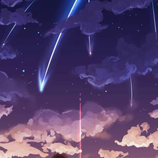 Your Name anime iPhone wallpaper