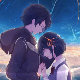 Your Name anime iPhone wallpaper