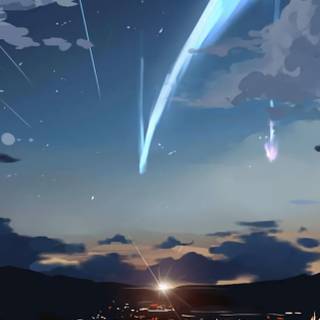 Your Name anime iPhone wallpaper