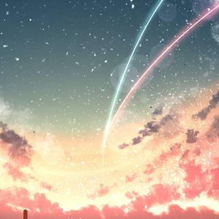 Your Name anime iPhone wallpaper