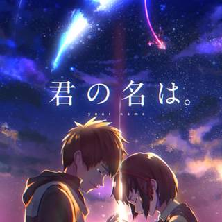 Your Name anime iPhone wallpaper