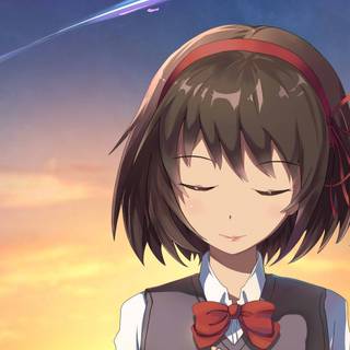 Your Name anime iPhone wallpaper