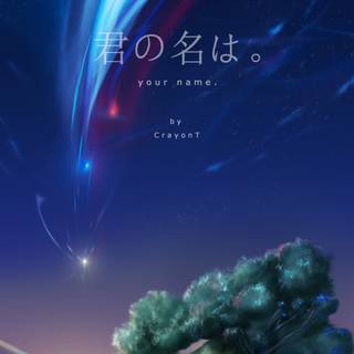 Your Name anime iPhone wallpaper
