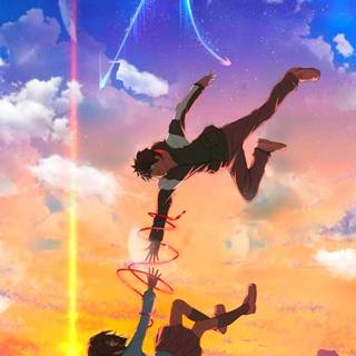 Your Name anime iPhone wallpaper