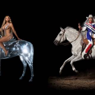 Beyoncé Cowboy computer wallpaper