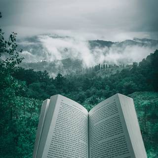 Reading book wallpaper