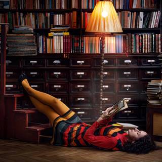 Reading book wallpaper