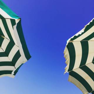 Beach umbrella wallpaper