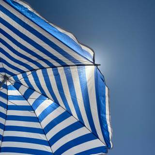 Beach umbrella wallpaper