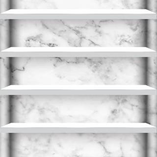 Empty shelves wallpaper