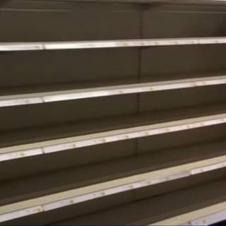 Empty shelves wallpaper