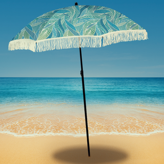 Beach umbrella wallpaper